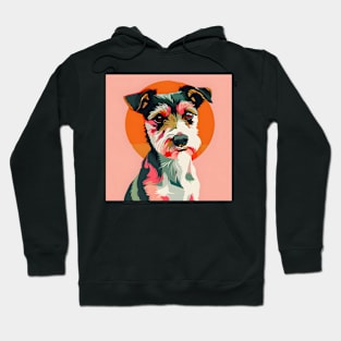 Fox Terrier in 70's Hoodie